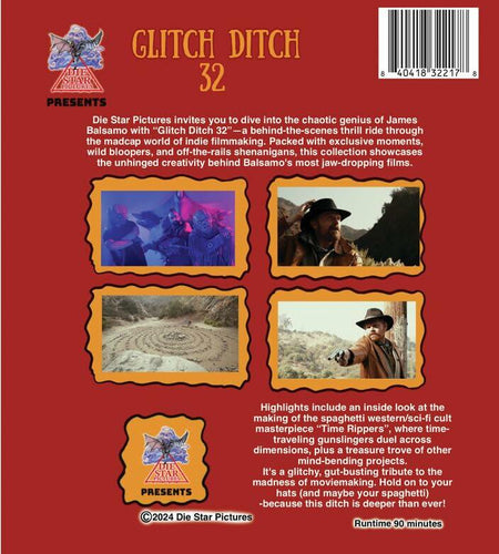 Glitch Ditch 32 Blu-ray Horror Movie Film James Balsamo
