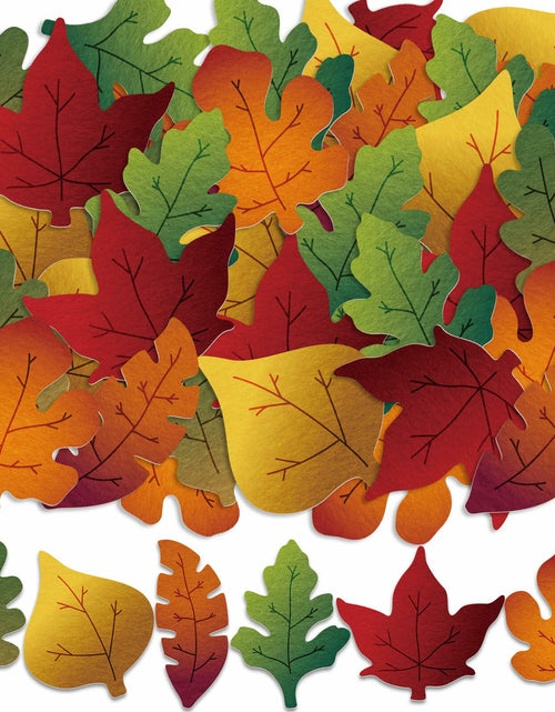 Load image into Gallery viewer, HunnmingRe 240 Pcs Felt Fall Leaves Set Multicolor DIY Autumn Decoration
