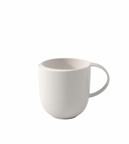Villeroy & Boch NewMoon Mug Porcelain 10.5oz Creamy White Dishwasher Safe