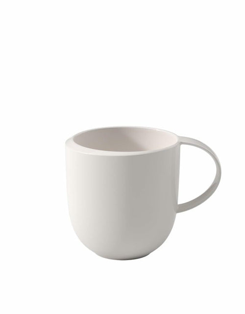 Load image into Gallery viewer, Villeroy &amp; Boch NewMoon Mug Porcelain 10.5oz Creamy White Dishwasher Safe
