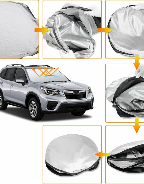 Load image into Gallery viewer, D-Lumina Windshield Sun Shade Subaru Forester 2019-2024 Foldable UV Blocker
