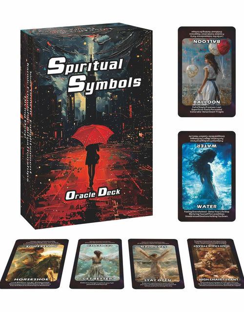 Load image into Gallery viewer, ZHQGYN Spiritual Symbol Oracle Cards Deck for Beginners Life &amp; Psychology
