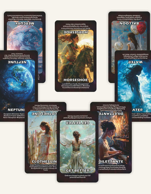 Load image into Gallery viewer, ZHQGYN Spiritual Symbol Oracle Cards Deck for Beginners Life &amp; Psychology

