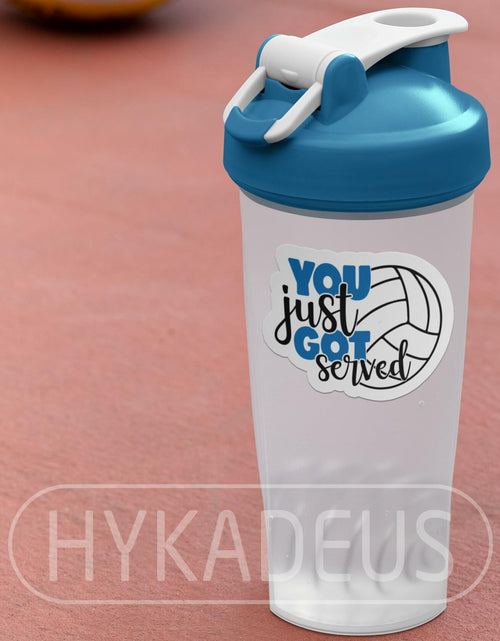 Load image into Gallery viewer, HYKADEUS You Just Got Served Volleyball Sticker 3x2.2in 3Pcs Waterproof Vinyl
