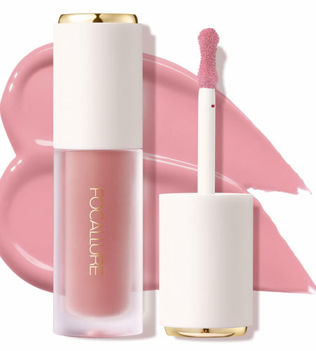 FOCALLURE Silky Cream Liquid Blush Matte Dewy Face Makeup 0.13oz Pack of 1