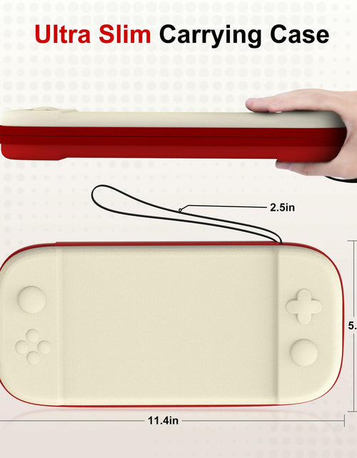 Load image into Gallery viewer, STARTRC GAMES Slim Hard Shell Carrying Case for Nintendo Switch 2 White &amp; Red
