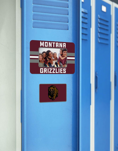 Load image into Gallery viewer, Rico Industries NCAA Montana Grizzlies Magnetic Picture Frame 5x6.75 Combo
