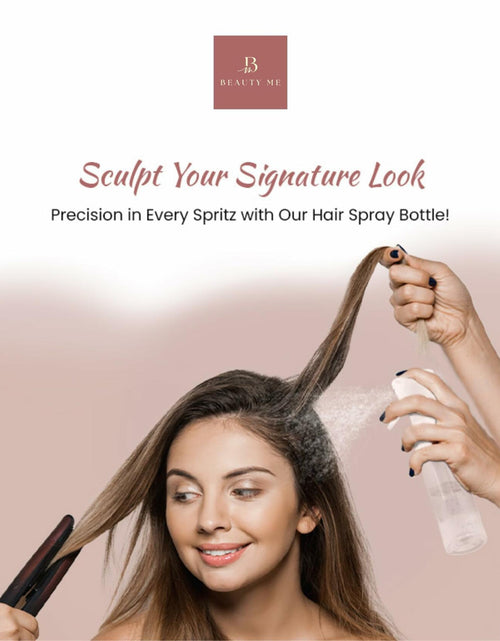 Load image into Gallery viewer, BEAUTY ME Continuous Mist Spray Bottle 10.1oz White Fine Mist Sprayer
