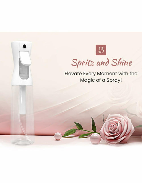 Load image into Gallery viewer, BEAUTY ME Continuous Mist Spray Bottle 10.1oz White Fine Mist Sprayer
