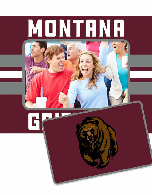 Load image into Gallery viewer, Rico Industries NCAA Montana Grizzlies Magnetic Picture Frame 5x6.75 Combo
