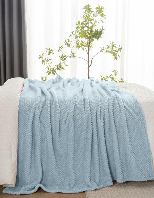 Load image into Gallery viewer, Jungle Star 3 Layer Jacquard Fleece Throw Blanket 50x70 Inch Wave Beige
