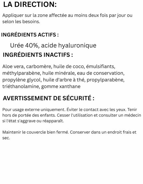 Load image into Gallery viewer, Scientific Solutions Global Urea 40% + 1% Hyaluronic Acid Cream 4oz Clear
