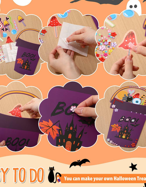 Load image into Gallery viewer, Gersoniel 339 Pcs Halloween DIY Craft Paper Ornaments Kit Pumpkin Ghost Bat
