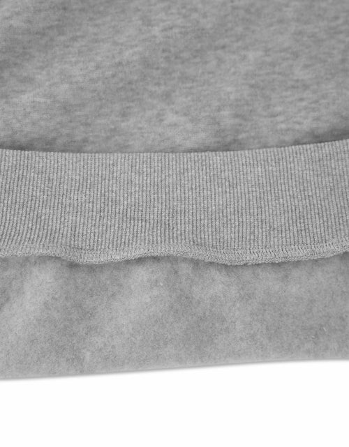 Load image into Gallery viewer, Hilinker Womens V Neck Oversized Sweatshirt Long Sleeve Grey Size S
