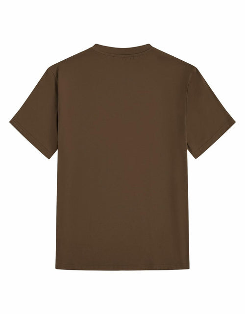 Load image into Gallery viewer, SOLY HUX Men's Graphic Letter Print Short Sleeve T-Shirt Brown Size S

