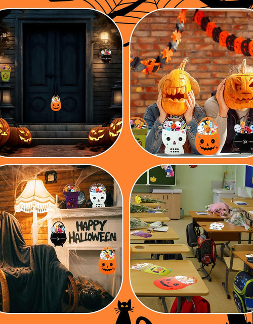 Load image into Gallery viewer, Gersoniel 339 Pcs Halloween DIY Craft Paper Ornaments Kit Pumpkin Ghost Bat
