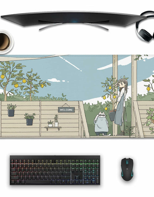 Load image into Gallery viewer, XCDZLNDL Anime Mouse Pad Large Extended Gaming Desk Mat 27.5x11.8 in Welcome
