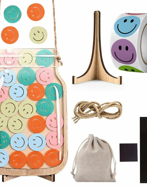 Load image into Gallery viewer, Goodangie00 Magnetic Reward Jar Classroom Board Kids Potty Training Wood Love
