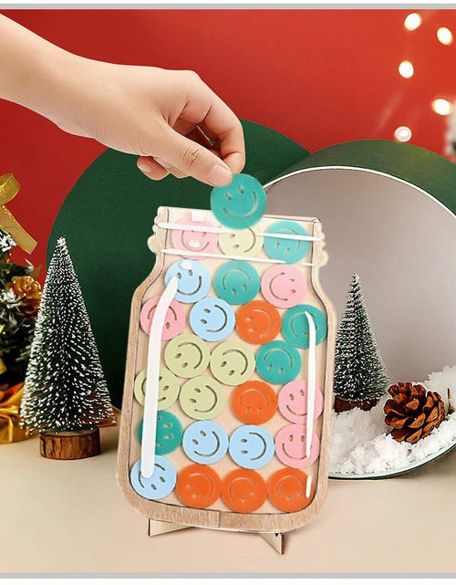 Load image into Gallery viewer, Goodangie00 Magnetic Reward Jar Classroom Board Kids Potty Training Wood Love
