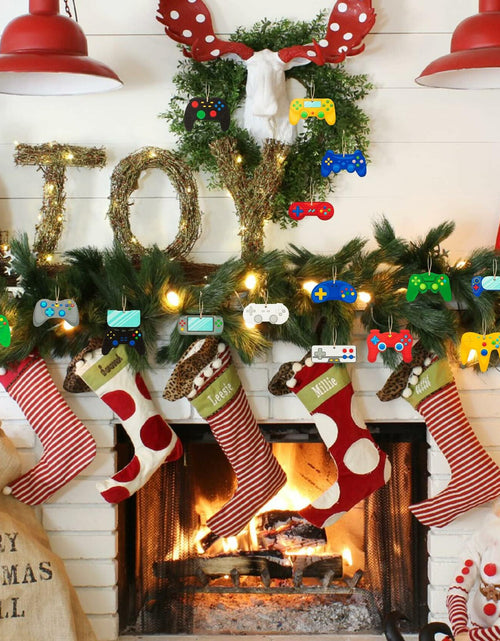 Load image into Gallery viewer, Haooryx Christmas Religious Multi Color Wood Ornaments
