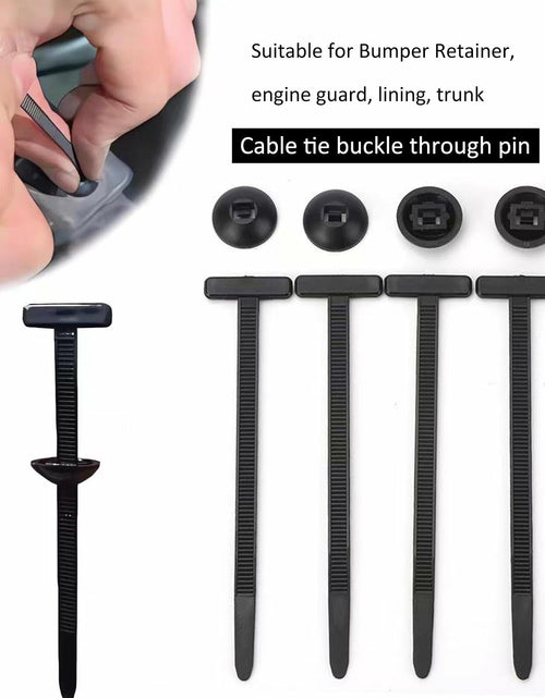 Load image into Gallery viewer, jeseea 100PCS Nylon Universal Cable Tie Buckle Heavy Duty Self-Locking
