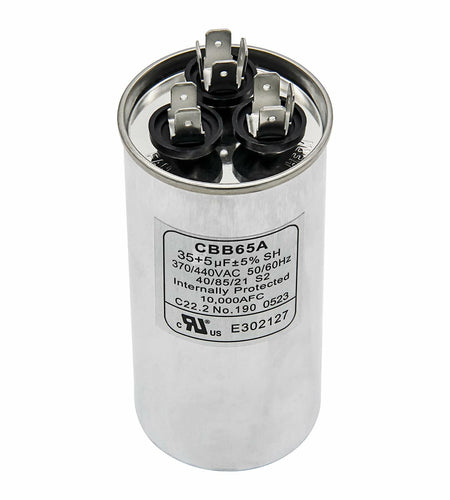 Denkuhin CBB65 Dual Run Capacitor 35+5uF 370/440VAC Air Conditioner Motor