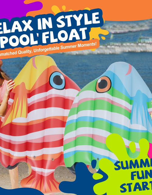 Load image into Gallery viewer, DIMAR GARDEN Inflatable Pool Fish Float Raft 59x47 Green
