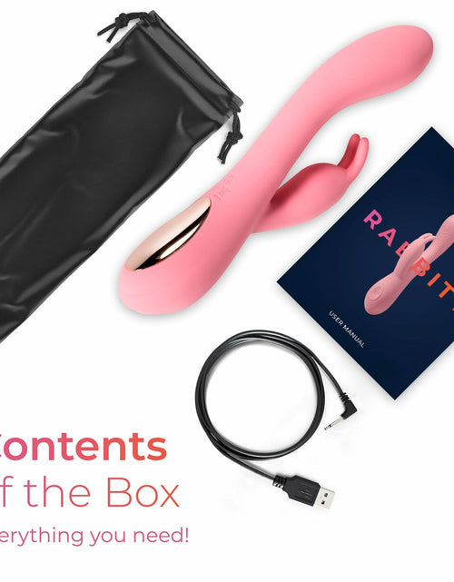Load image into Gallery viewer, Yarosi Rabbitt Vibrator Gspot Clit Stimulator 7.8in Long 1.2in Wide
