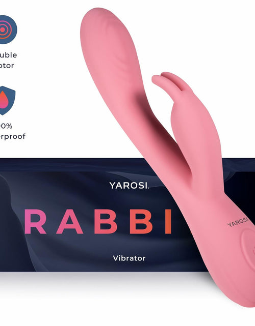 Load image into Gallery viewer, Yarosi Rabbitt Vibrator Gspot Clit Stimulator 7.8in Long 1.2in Wide
