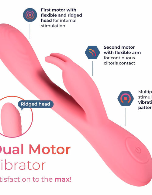 Load image into Gallery viewer, Yarosi Rabbitt Vibrator Gspot Clit Stimulator 7.8in Long 1.2in Wide
