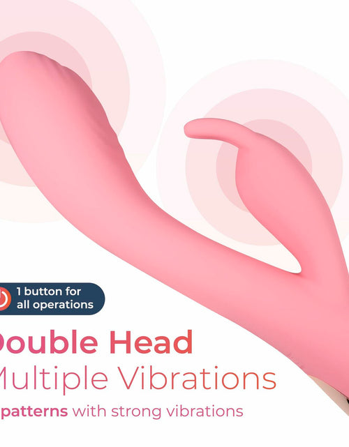 Load image into Gallery viewer, Yarosi Rabbitt Vibrator Gspot Clit Stimulator 7.8in Long 1.2in Wide
