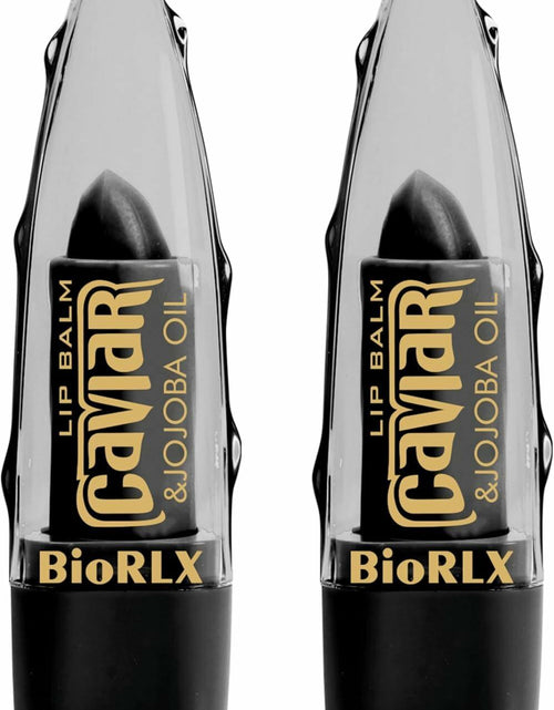 Load image into Gallery viewer, BioRLX Aloe Vera Lip Balm Caviar Jojoba Oil 0.12oz Pack of 2
