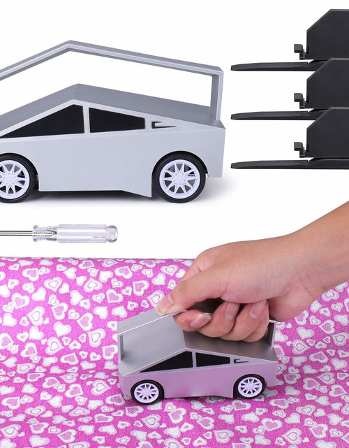 Load image into Gallery viewer, Vodolo Wrapping Paper Cutter with 6 Replaceable Blades Silver Gift Wrap Tool
