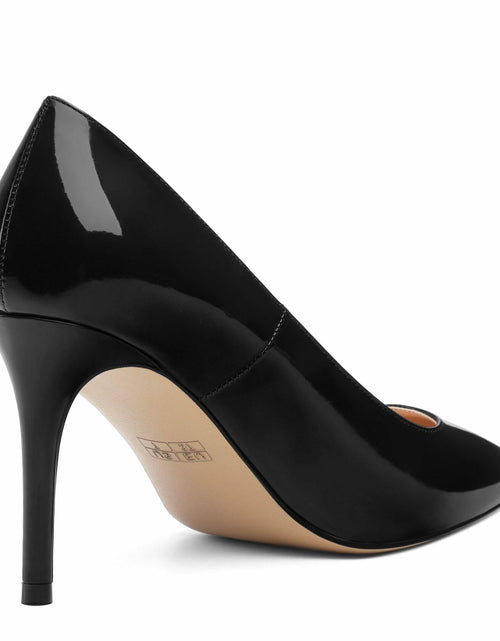 Load image into Gallery viewer, MisaeMila Women's Patent Pumps Stilettos 3Inch Heels Black Size 10
