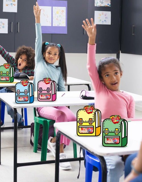 Load image into Gallery viewer, FoszaSzept 36Pcs 3D Cartoon Backpack Candy Goodie Bags Colorful Clear
