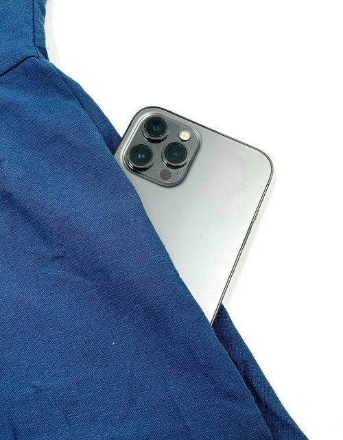 Load image into Gallery viewer, Kubsid Gray Cotton Linen Short Sleeve Casual Beach Dress Size XL
