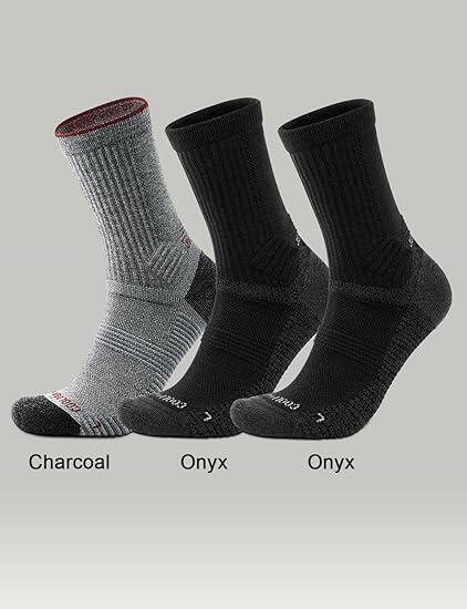 Load image into Gallery viewer, Juclise Womens Merino Wool Hiking Socks Lightweight Cushioned CrewToe Reinforced
