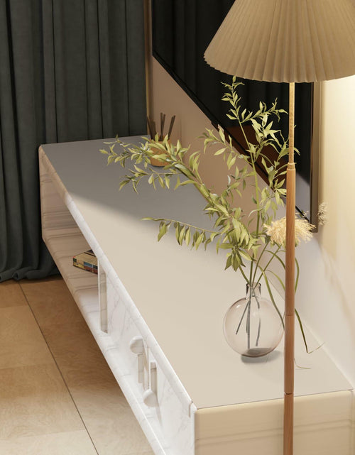 Load image into Gallery viewer, Zinkooat Leather Desk Mat 12x42 Inch 1.8mm Thick Off White Light Gray
