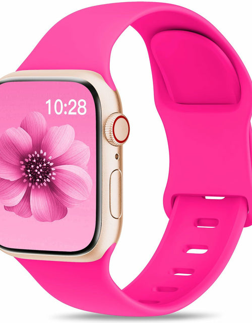 Load image into Gallery viewer, velocius Sport Band for Apple Watch 38-49mm Hot Pink Silicone Strap
