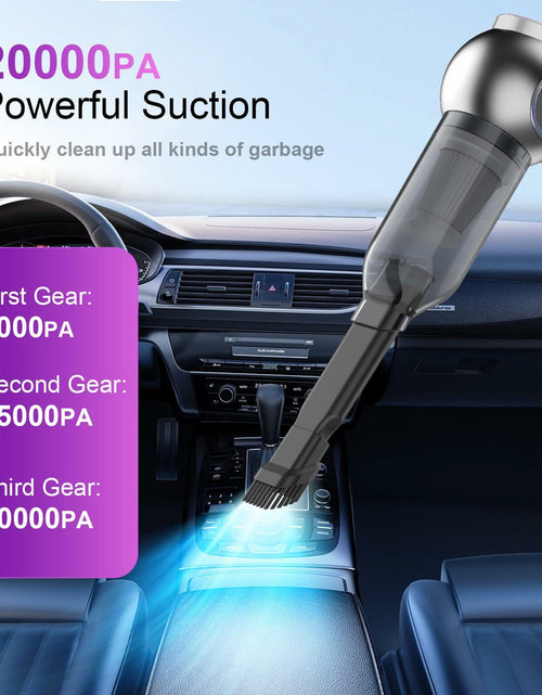 Load image into Gallery viewer, Mozeyerh Handheld Vacuum Cleaner Portable Cordless 20000Pa 4-in-1 Silver
