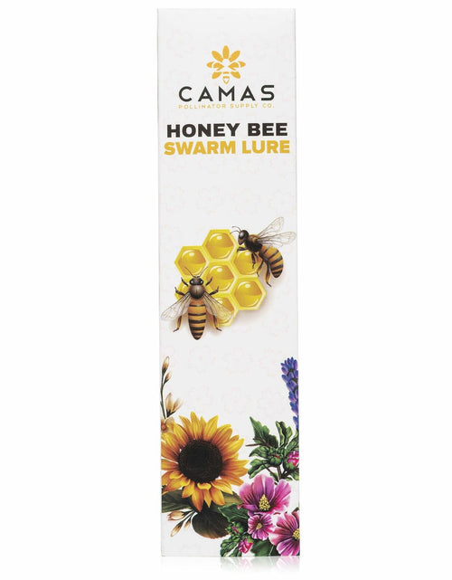 Load image into Gallery viewer, CAMAS POLLINATOR SUPPLY Honey Bee Swarm Lure 2oz Bottle Natural Attractant
