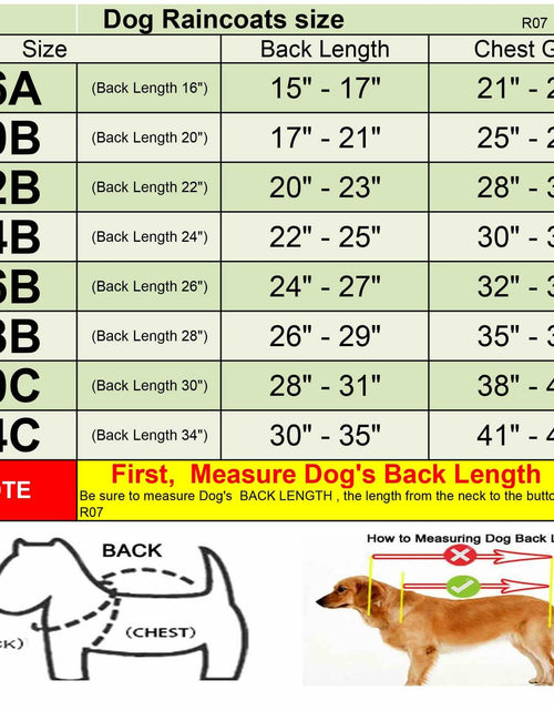 Load image into Gallery viewer, HAPEE Dog Raincoat Reflective Strip Hoodie Poncho Yellow River Size 20"
