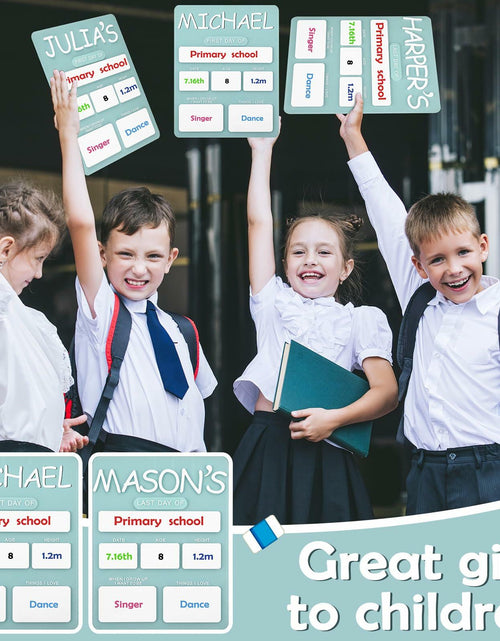 Load image into Gallery viewer, Chunful Personalized First Last Day School Board Acrylic Chalkboard 11x9 Inch
