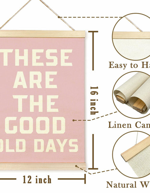 Load image into Gallery viewer, TAEDIN Inspirational Rustic Wall Art Poster Hanger Frame Pink 12x16
