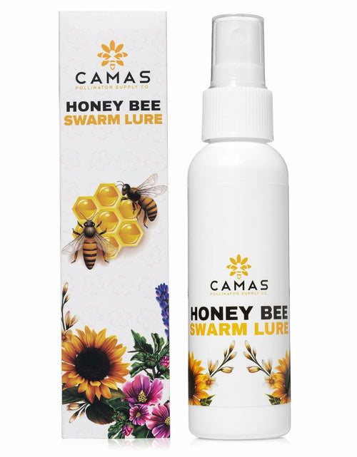 Load image into Gallery viewer, CAMAS POLLINATOR SUPPLY Honey Bee Swarm Lure 2oz Bottle Natural Attractant
