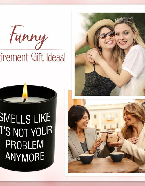 Load image into Gallery viewer, GAUDORA Vanilla Lavender Scented Soy Wax Candle 10oz Funny Retirement Gift
