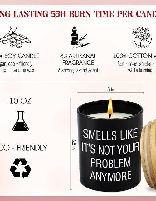 Load image into Gallery viewer, GAUDORA Vanilla Lavender Scented Soy Wax Candle 10oz Funny Retirement Gift
