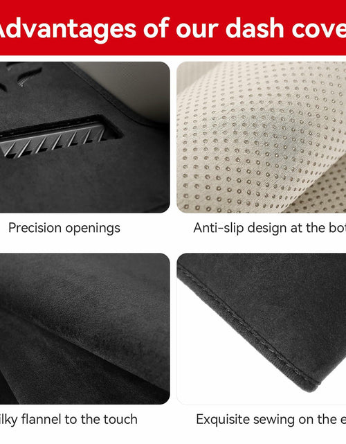 Load image into Gallery viewer, Bercicci Dash Cover Toyota RAV4 2019-2025 Hybrid PHEV Flannel Black
