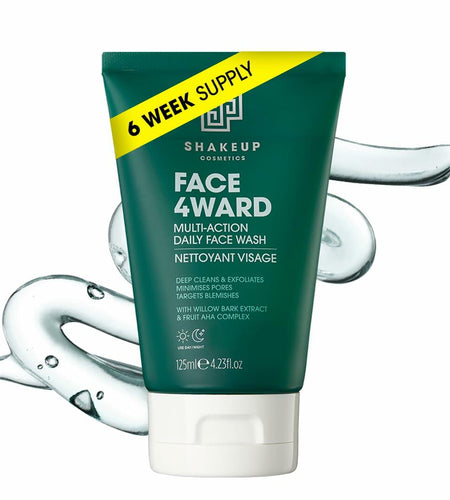 BestBy11/25 Shakeup Cosmetics Mens Face Wash Deep Clean Exfoliate 125ml