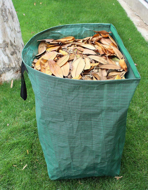Load image into Gallery viewer, Sheporse 2-Pack 53 Gallon Reusable Garden Bags Green Yard Waste Polyethylene
